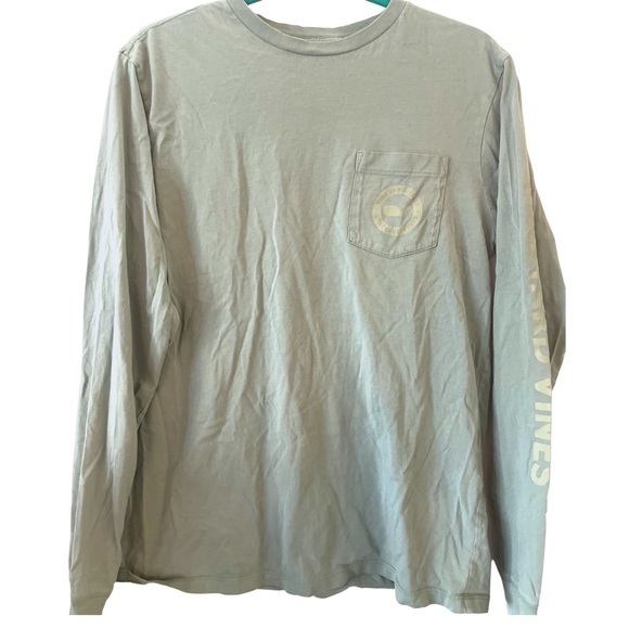 Vineyard Vines Men's Whale Dot
Long-Sleeve Pocket Tee two tone green‎ Small - Picture 1 of 6